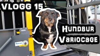 VLOGG  Mimsafe Variocage hundbur till Volvo V70 [upl. by Huoh541]