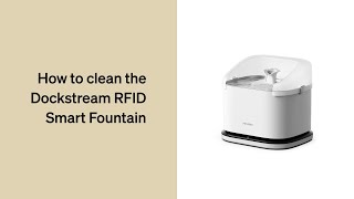 How to Clean the Fountain  Petlibro Dockstream RFID Smart Fountain [upl. by Zigmund484]