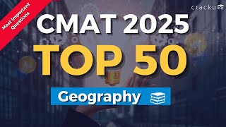 Geography Questions for CMAT  Most Important  CMAT GK Questions  CMAT GK [upl. by Macguiness]