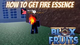 How To Get Fire Essence on Blox Fruits Update 16 [upl. by Atinuaj]