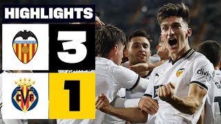 Resumen de Valencia CF vs Villarreal CF 31 [upl. by Stargell101]