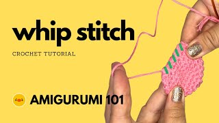 Whip Stitch Crochet Tutorial [upl. by Ariad43]