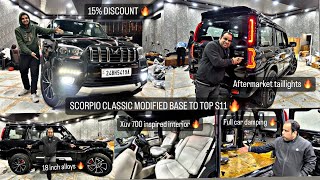 2024 SCORPIO CLASSIC MODIFIED BASE TO TOP CONVERSION ✅ S TO S11 MAHINDRA GENUINE PARTS✅15 DISCOUNT✅ [upl. by Ellehcsor]