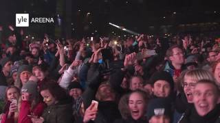 Darude  Sandstorm NYE 2016 countdown amp fireworks in Helsinki Finland [upl. by Clemen888]