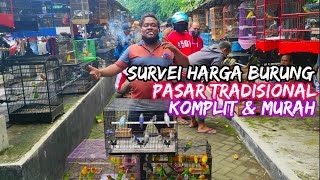 PASAR TRADISIONAL INI TIDAK PERNAH SEPI DARI PENGUNJUNG  CEK HARGA BURUNG KENARI TERBARU 2021 [upl. by Musette]