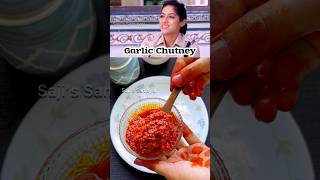 Garlic Chutney🧄 பூண்டு சட்னி ​⁠Rajasthani Garlic Chutneysajisamayal garlicchutney poonduchutney [upl. by Oitaroh]