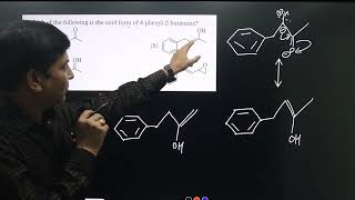 Which of the following is the enol form of 4 phenyl 2 butanone [upl. by Ailemac]