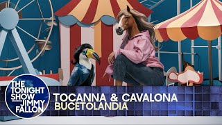 Tocanna amp Cavalona  Bucetolandia Live On The Tonight Show Starring Jimmy Fallon [upl. by Salter]