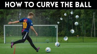 How to Curve the Ball  Shoot like MESSI [upl. by Ahsilyt]