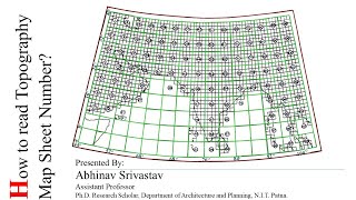 How to read topography map sheet number  Surveying  Cartography  MSBTE [upl. by Anaitat]