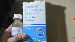 Bactoclav Dry Syrup  Amoxicillin and Potassium Clavulanate Oral  USES DOSES PRICE amp REVIEW [upl. by Schroder]