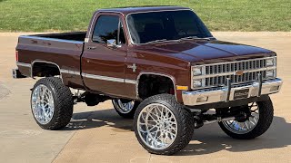 Lifted 1982 Chevy K10 For Sale at KC Classic Auto [upl. by Atnahsal999]