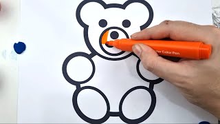 Coloring little bear [upl. by Enetsirhc709]