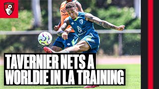 Tavernier SCREAMER and goals galore in training on week two in LA  Preseason [upl. by Naryb]