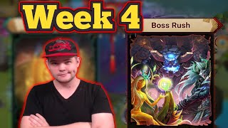 Boss Rush Week 4 Semi Auto amp F2p Options Mentioned  Summoners War [upl. by Thomajan]