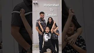 Hyderabad to London Flight journey  geddamangels travel [upl. by Siramad651]