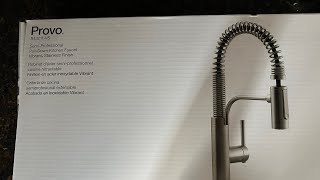 Install within 10min how to install costco kohler kitchen faucet [upl. by Ahselat404]