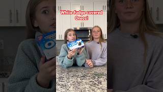 White fudge covered Oreos oreos tastetest christmas shorts￼ [upl. by Euqinna37]