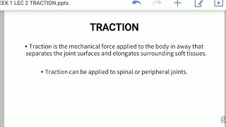 Traction Definition Types Application Indication Contraindication and Precaution [upl. by Dang]