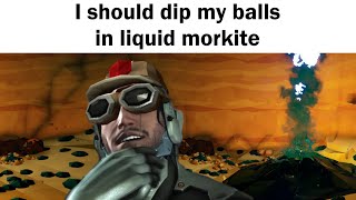 Dipping balls in liquid morkite [upl. by Ogu]