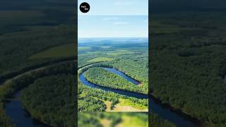 How Oxbow Lake Formed 🤔shorts ytshorts [upl. by Nylra357]