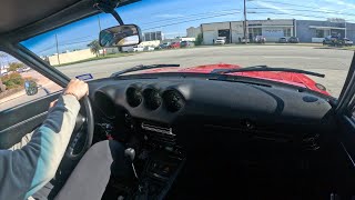 1972 Datsun 240Z Rebello Racing 32L Driving Video [upl. by Macswan]