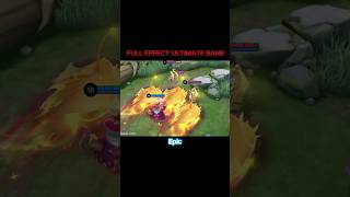 ✅ FULL EFFECT ULTIMATE BANE mlbb mobilelegends [upl. by Nahtaneoj663]