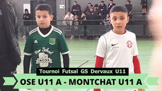 20231217  OSE U11 A  Montchat U11 A Tournoi Indoor Dervaux  Classement [upl. by Anuqahs]