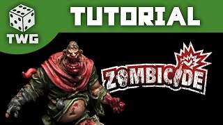 Zombicide Tutorial How To Paint Black Plague Fattys [upl. by Lelah635]