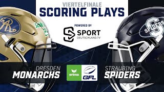 Dresden Monarchs vs Straubing Spiders  Highlights  ERIMA GFL Viertelfinale  SDTV Football [upl. by Yrogreg683]