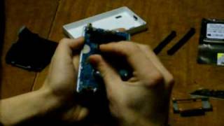 How to take apart a zune model 1090 and upgrade [upl. by Ardin]