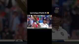 God of cricket Last innings of Sachin Tendulkar sachintendulkar trending viralvideo [upl. by Anicul797]