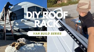 Installing a DIY Roof Rack on our Ford Transit  Van Build Series Ep 3 [upl. by Amelie45]