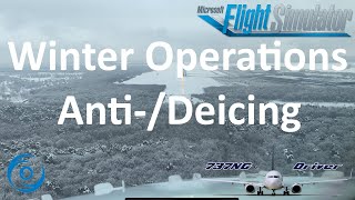 Winter Operations Part 1 Basics of Anti and Deicing your aircraft  Real 737 Pilot [upl. by Travers]