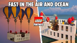 How to Build the SAFEST Flying Vehicle in Lego Fortnite Using the NEW TOYS [upl. by Deering]