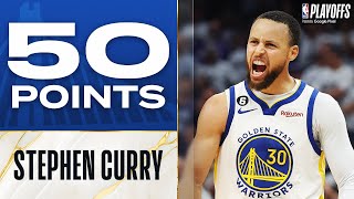 Steph Curry Drops PLAYOFF CAREERHIGH 50 PTS In Warriors Game 7 W PLAYOFFMODE  April 30 2023 [upl. by Sirraj]