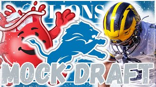 Detroit Lions 2024 NFL Mock Draft  POST FREE AGENCY [upl. by Sands]