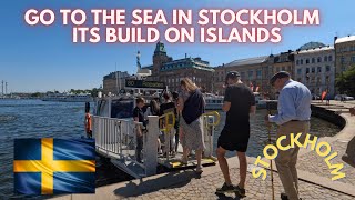 Tourist in Stockholm Sweden You need to be on the water becouse city built on 7 islands [upl. by Redna]