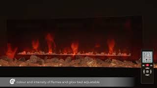 Dimplex Sierra Optiflame electric wall fire [upl. by Osgood]