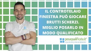 Come montare il controtelaio finestra per eliminare i ponti termici [upl. by Hodosh]