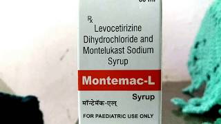 सर्दी और अस्थमा मे लाभकारी MontemacL syrup levocetirizine  monterlukast uses amp dose [upl. by Ilyak]