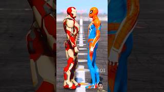 GTA V  IRONMAN VS SPIDERMAN MATCH WHO IS RICHER  S02 🤑 shorts gta5 [upl. by Kaltman]