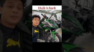 Hulk is back  aalyan vlogs  motovlog ninja1000 hulk ride shorts [upl. by Saihttam]