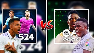 DLS 24 Vs EA SPORTS FC MOBILE 25 COMPARISON GRAPHICS ANIMATION CELEBRATIONS [upl. by Magree]