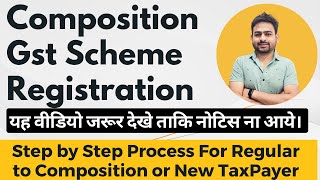 Composition Gst Registration  GST Registration Composition Scheme  Composition GST Scheme [upl. by Elaina]