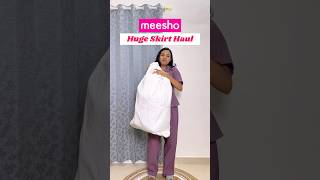 Wow 😳 Huge skirt haul from Meesho 😍 Meesho skirt haul skirt skirtsuit meesho dresshaul fyp [upl. by Xella]