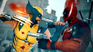 Wolverine vs Deadpool 3D Animation FanMade [upl. by Relluf]