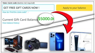 HOW TO GET FREE AMAZON GIFT CARDS 2023 UPDATE [upl. by Rosemarie]