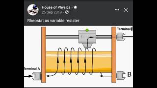 Rheostat as Variable Resistor and Potential Divider [upl. by Burgener]