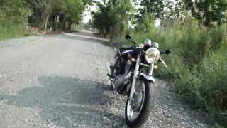 Tempter 400 Cafe Racer with sound from engineavi [upl. by Annahael830]